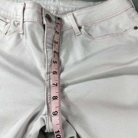 Denizen Levis Denim Stretch Jeans Low Rise Jeggings Straight Women White - Picture 3 of 16